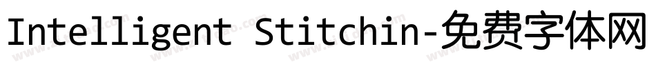 Intelligent Stitchin字体转换